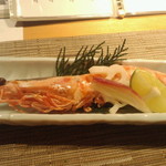 北新地 たくみ - 車エビ塩焼き