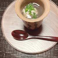 菊乃井 本店 - 雲子蒸し　トリュフ餡