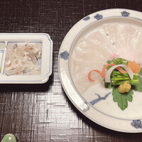 菊乃井 本店 - てっさ　てっぴ　あしらい一式