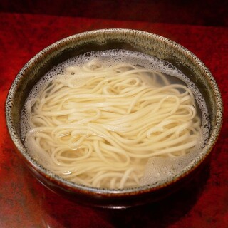 釜揚げうどん 織田薪 - ☆細めのうどん(#^.^#)☆