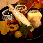 山玄茶 - 八寸　一品一品に丁寧な仕事がなされています