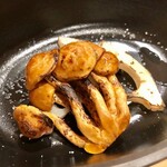 はっこく - 2020.11.  ナメコと蓮根の焼き野菜