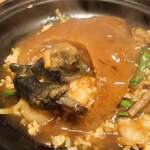 中華ダイニング 煌璃 - 青菜と海老沢山の炒飯 フカヒレあんかけ添え special version！　950円/別