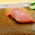 天寿し - 正真正銘 最強のまぐろ漬け。これで天に召される 笑笑