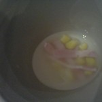 iara - 具はベーコンとトウモロコシ