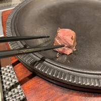 キャラバン - 鉄板でお好みの焼き加減に…