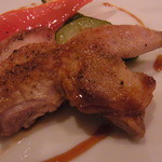 トラットリア・アルベロ - フランス産ウズラのマルサラソース