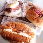 クレール - チキンカツ＆海老カツ＆焼きそばパン