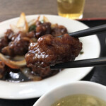Chuuka Ryouri Shan Shan - 黒酢の酢豚。
                        美味し。