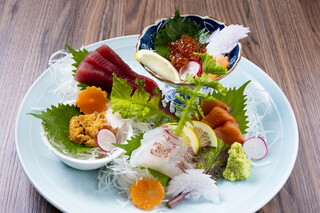 h Kurano Akari - 鮮魚５点盛り