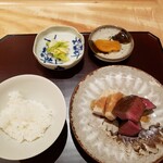 新地 やま本 - シャトーブリアン　からすみ　香の物