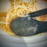 Mendokoro Fuujin - スープ！澄んでいて塩の角が無いがしっかりとした旨味があります！