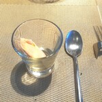 La Brianza - アメーラトマトのソルベ。おいしいお口直し♪