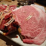 黒毛和牛まるごと一頭買い焼肉 道頓堀みつる - みつる盛り