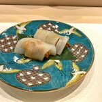 鮨まつもと - あおりイカウニ巻