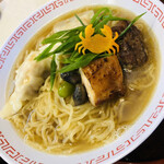 中華そば麦右衛門 - ワタリ蟹のワンタン麺(o^^o)
