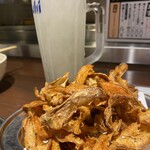 やきとん酒場 ぎんぶた - ゴボウの唐揚げ