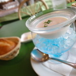 Torattoria Roaji - 山梨モモの冷たいスープ