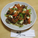 ゆたか - ('12/08)大山鶏の南蛮揚げ（600円）揚げ加減と味付けの酢加減がとても絶妙でイチオシです！