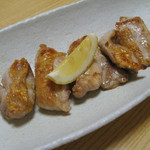 ゆたか - ('12/08)大山鶏の塩焼き（550円）身が締まって弾力を楽しめました。