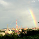 Ginza - 途中、虹を追いかけながらお店に向かいました