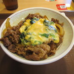 すき家 - オム牛丼　中盛