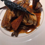 フランス料理 ル・クール - 仏産プーレジョーヌ骨付きもも肉のロースト ジュのソース