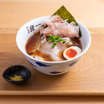 麺屋 猪一 - 出汁そば（黒）