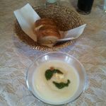 ピッツェリア　パーチェ - ランチの冷製スープ、暑い日でも
                                食欲をそそります。