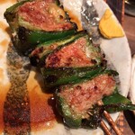 鳥茂 - ピーマン肉詰め