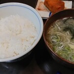 Izakaya Himawari - ご飯、味噌汁