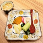 鈴の音 - 季節野菜のバーニャカウダ　600円