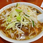 祥瑞坊 - 野菜そば半チャーハン750円