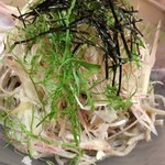 出雲そば きがる - アップ；みょうがそば2012/07