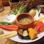 やきとんひなた - 彩り野菜のバーニャカウダ