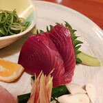 吟座於傅 - カツオ刺身、分厚い！