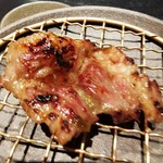西麻布 焼肉 X - たん下　唐辛子味噌