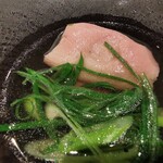 西麻布 焼肉 X - 牛骨スープで頂くタンシャブ