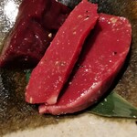 西麻布 焼肉 X - 但馬玄のハツとレバー