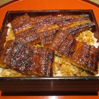 しら河 浄心本店 - 上うな重 3,660円 + ごはん 大盛り 200円 ＝ 3,860円。