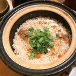 恵比寿 吉乃坐 - せいこ蟹の土鍋ご飯