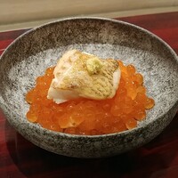 島津 - のどぐろ炙り＆自家製いくら、シャリ付