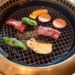 米澤牛DINING べこや - 焼き焼き～♪