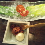 魚山亭 - 冷やしアスパラガス