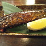 魚山亭 - 鰯明太子挟み焼き