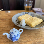 蕎麦 ふくあかり - お醤油さしや器もこだわっていて可愛いですね。