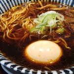 らぁ麺 おかむら - 煮玉子はお得意様パスポートで無料