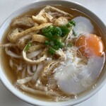 大井食堂 - うどん卵入400円