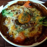 Kaferarugo - 週替わりお楽しみランチ 1100円税込の焼きカレー