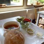 Natural Cafe Iina - カルイザワン　ブレックファスト　セット　\1000